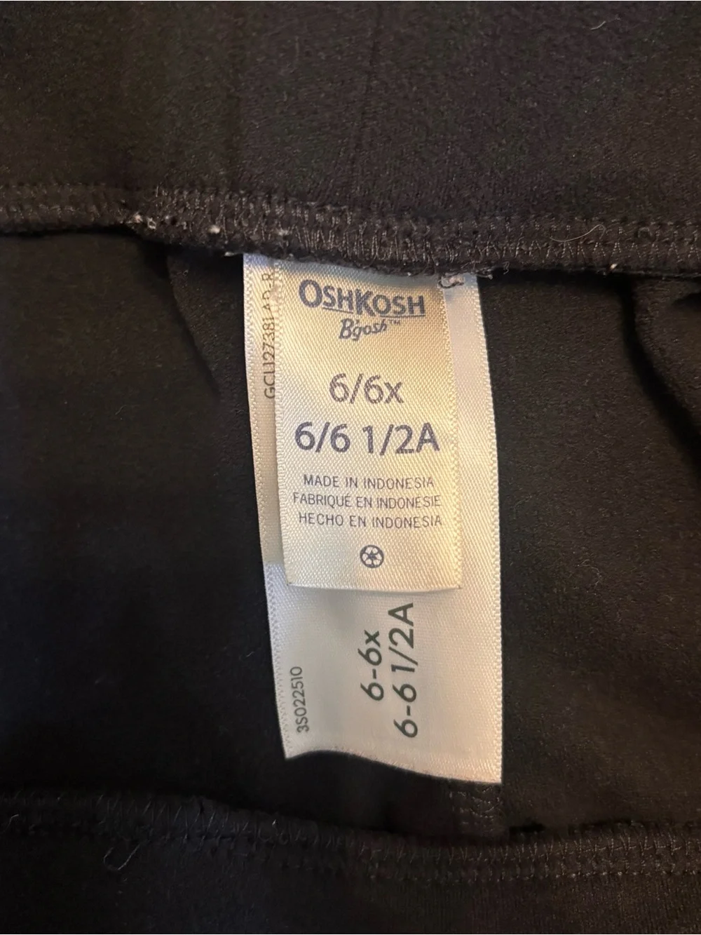 OshKosh B'gosh Black Girls' Flare Pants